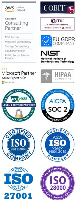 Infrastructure Certification Logos